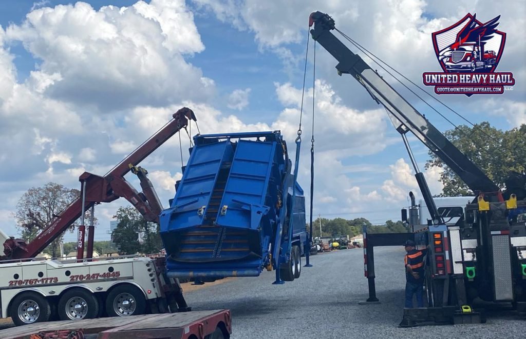 how do you transport non running construction equipment?